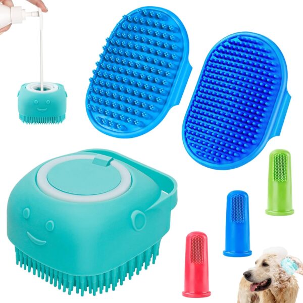 3PCS Dog Bath Brush